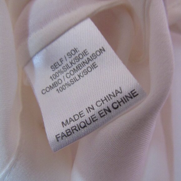 Haute Hippie Silk Blouse, M, Beige/Tan - Picture 4 of 7